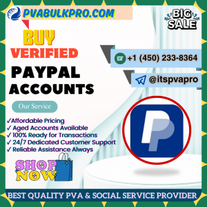 Buy Verified PayPal Accounts