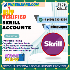 Buy Verified Skrill Accounts